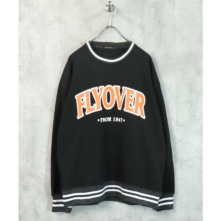 18-9ブラック×杢チャコール/C | 裏起毛BIGトレーナー メンズ スウェット | NEXT WALL