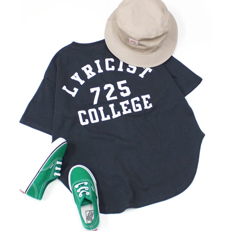 16-12チャコール/C | ラウンドヘムTシャツ BIGｔシャツ キッズ | NEXT WALL