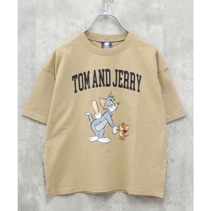 16-14ベージュ/D | トムとジェリー キッズ Tシャツ | NEXT WALL