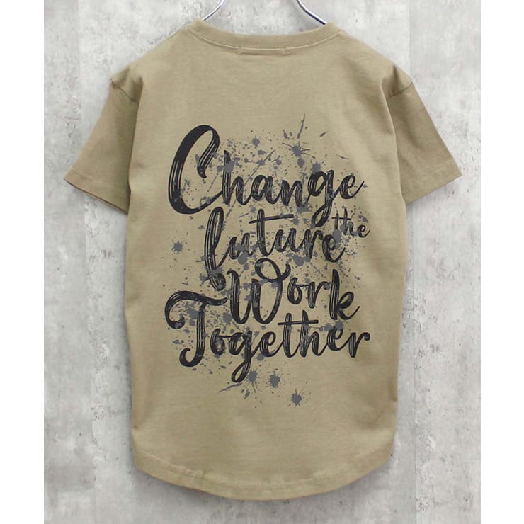 16-14ベージュ/D | 半袖Tシャツ プリントTシャツ キッズ | NEXT WALL