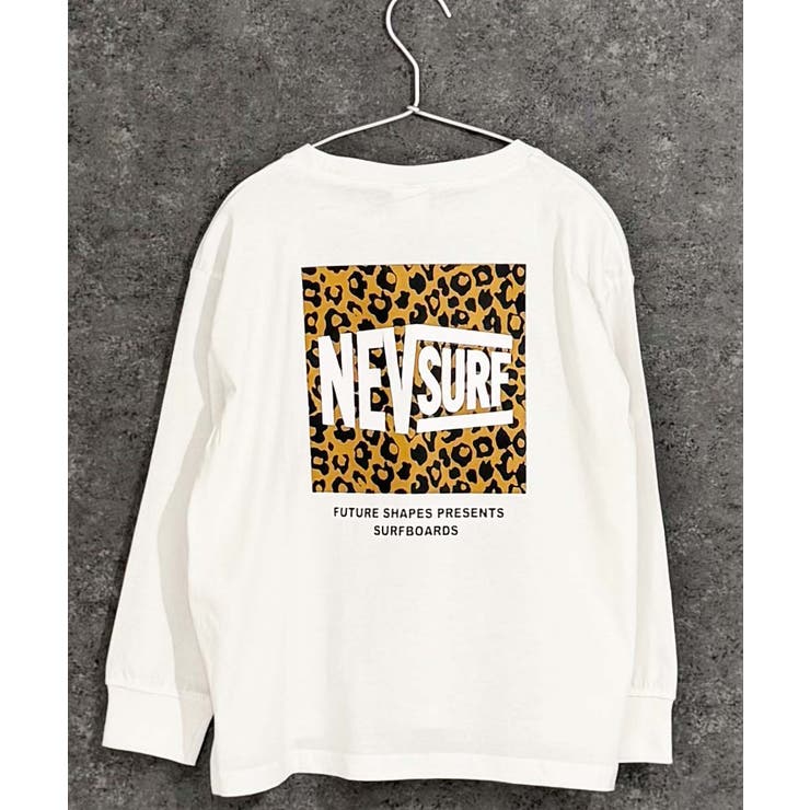 20-17オフホワイト1/E | NEVSURFバックプリントBIGロンT キッズ 子供服 | NEXT WALL
