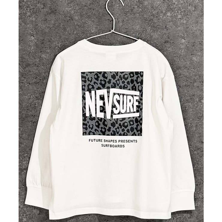 20-18オフホワイト2/E | NEVSURFバックプリントBIGロンT キッズ 子供服 | NEXT WALL