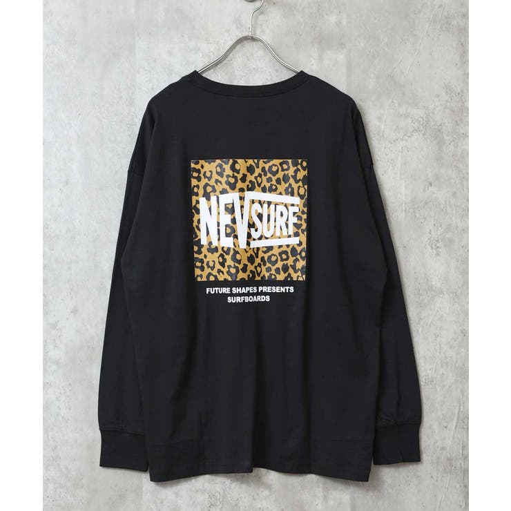 20-19ブラック1/E | NEVSURFプリントロンT メンズ 長袖Tシャツ | NEXT WALL