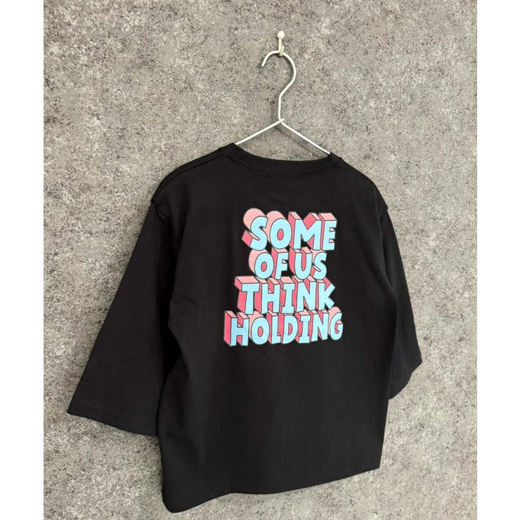 16-4ブラック/A | オーバーサイズプリントロンT キッズ 長袖Tシャツ | NEXT WALL