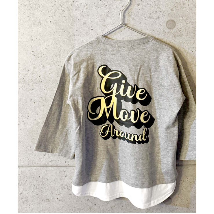 16-10杢グレー/C | オーバーサイズフェイクロンT キッズ 長袖Tシャツ | NEXT WALL