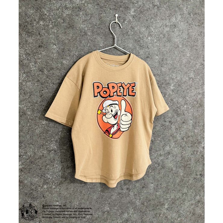 POPEYE オーバーサイズTシャツ キッズ[品番：MSSK1628173]｜NEXT