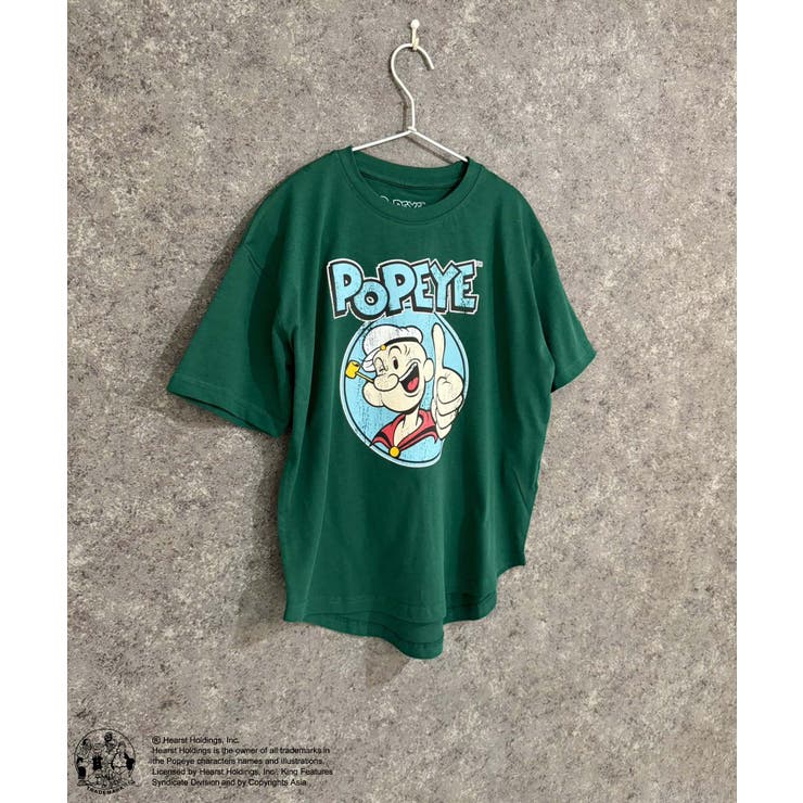 POPEYE オーバーサイズTシャツ キッズ[品番：MSSK1628173]｜NEXT WALL