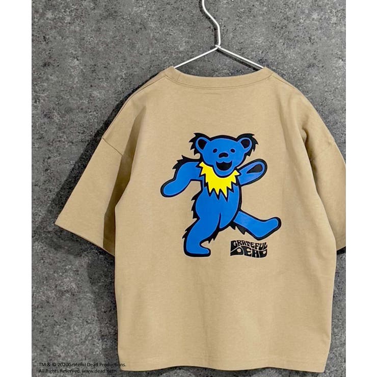 16-14ベージュ/D | GRATEFULDEAD オーバーサイズTシャツ キッズ | NEXT WALL