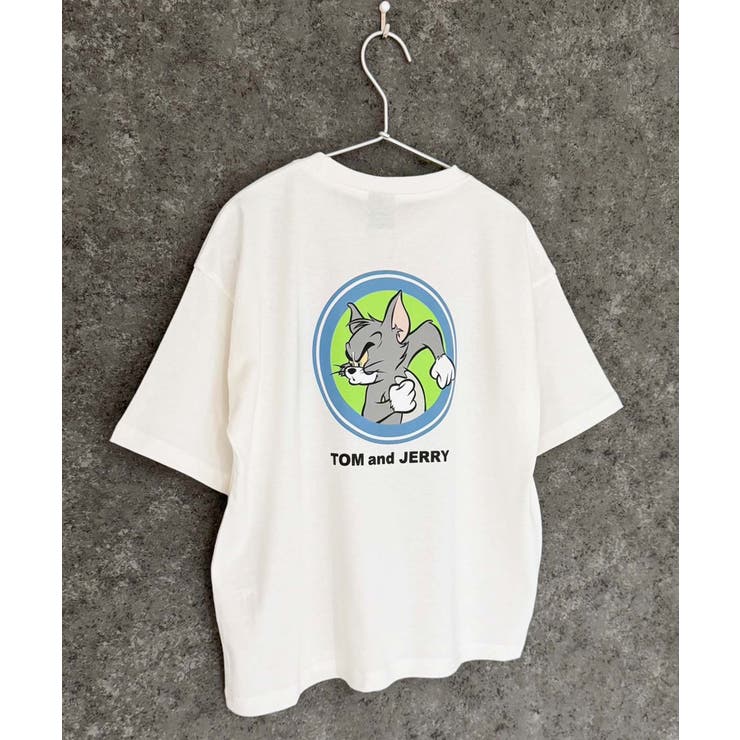 merry jenny TOM and JERRY Tee（オフホワイト） -ファッション