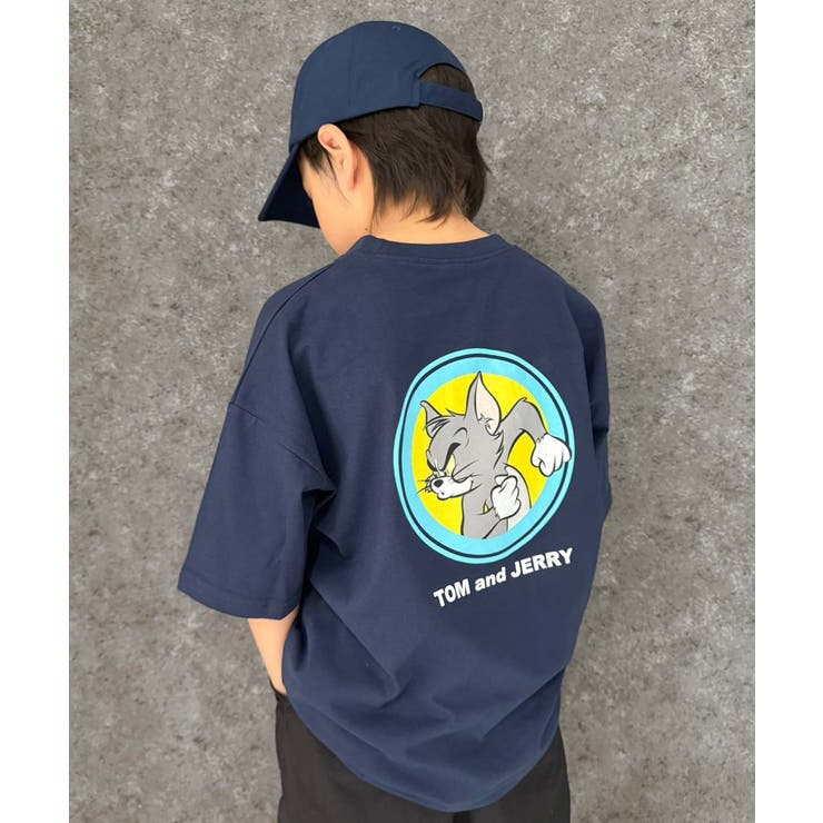 トム&ジェリー オーバーサイズTシャツ キッズ[品番：MSSK1628234