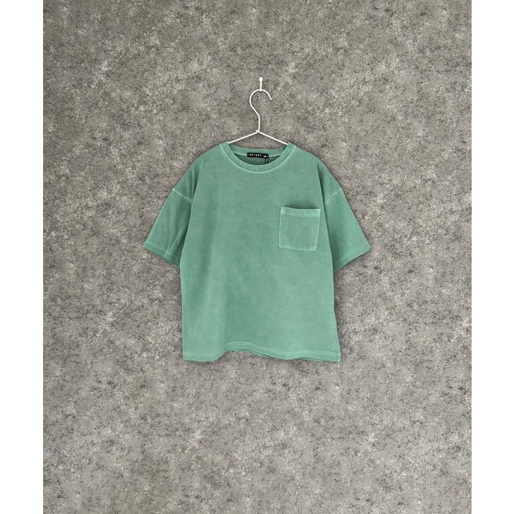 SHISKY ピグメントオーバーサイズTシャツ キッズ[品番：MSSK1628203