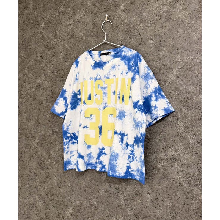 8-6ブルー/B | SHISKY タイダイオーバーサイズプリントTシャツ キッズ | NEXT WALL