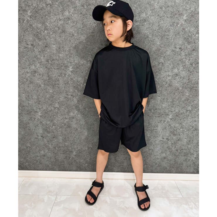 商品画像：楽天市場】片側袖トップス 蛍光色 キッズダンス衣装 ヒップ 1