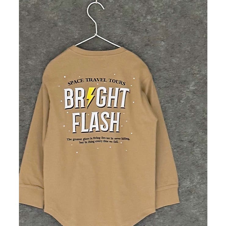 9-7ベージュ/C | プリントヘムロンT キッズ 長袖Tシャツ | NEXT WALL