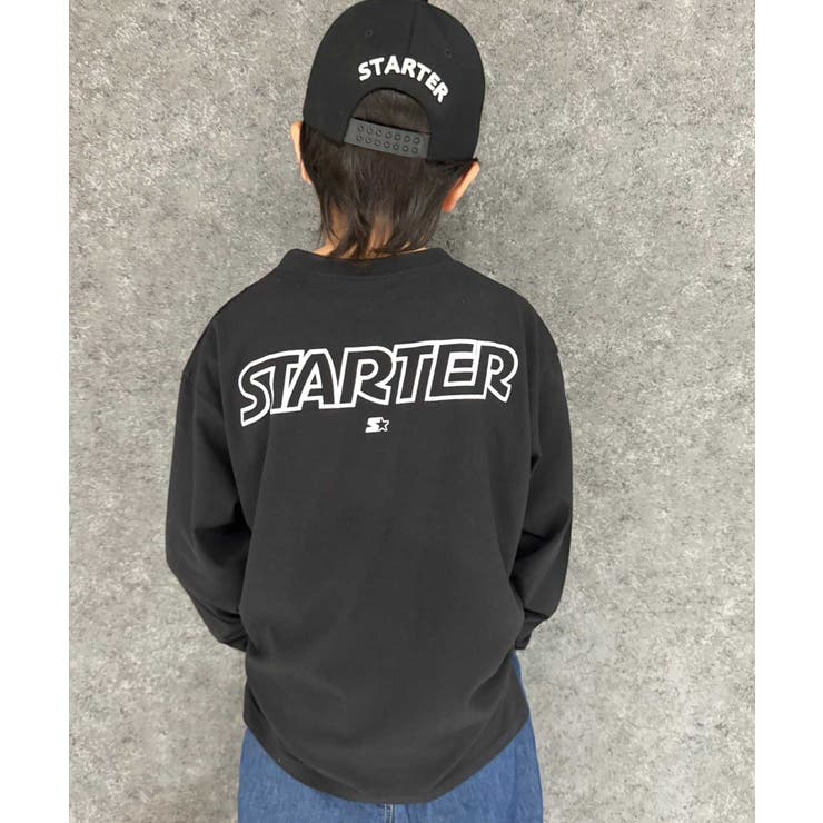 STARTER スターターオーバーサイズプリントロングスリーブT