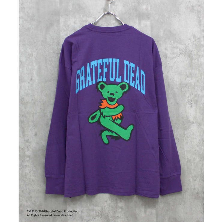 16-10パープル/C | GRATEFULDEAD オーバーサイズロングスリーブTシャツ メンズ | NEXT WALL