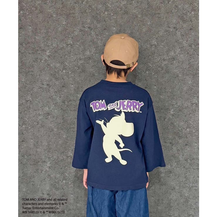 16-3ネイビー/A | TOM&JERRY BIGロンT キッズ | NEXT WALL