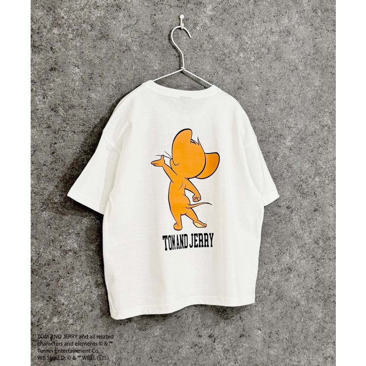 16-1オフホワイト/A | TOM&JERRY オーバーサイズTシャツ キッズ | NEXT WALL