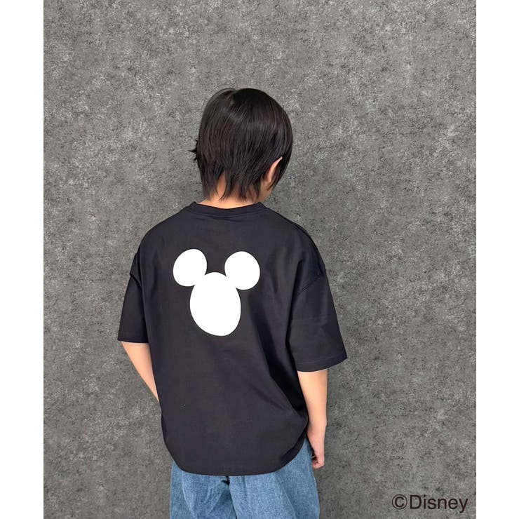 6-6ブラック | MICKEY MOUSE オーバーサイズＴシャツ | NEXT WALL