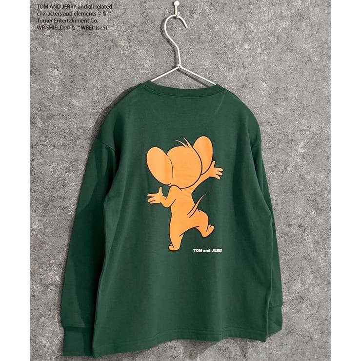 8-6D/グリーン/B | TOM&JERRY トム＆ジェリー ロンT | NEXT WALL