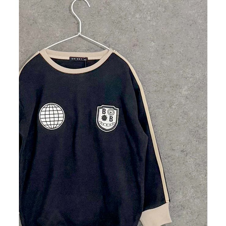 4-4ブラック | マイクロフリース BIGトレーナー キッズ | NEXT WALL