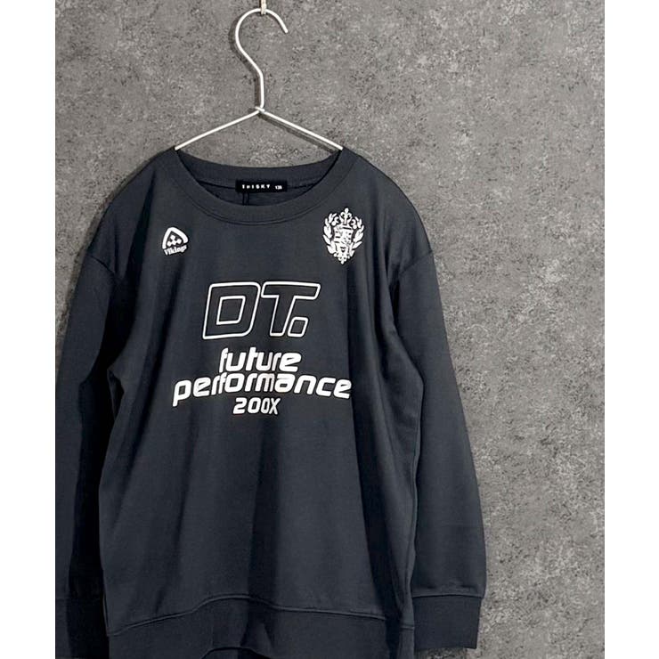 9-5チャコール/B | ミニ裏毛 トレーナー キッズ | NEXT WALL