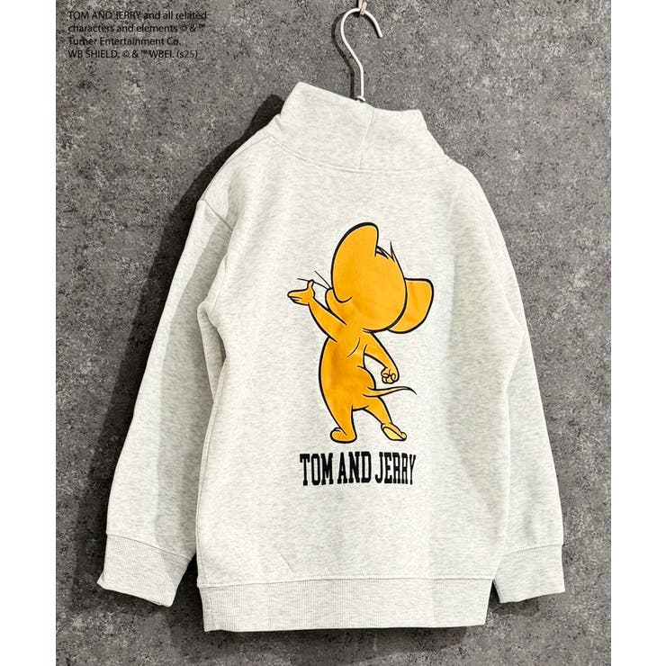 8-1オートミール/A | TOM&JERRY ハイネック裏起毛トレーナー トムジェリ | NEXT WALL