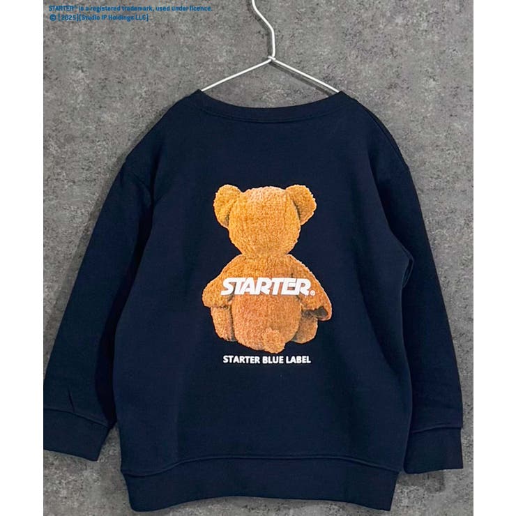 6-4ネイビー | STARTER 裏起毛トレーナー キッズ | NEXT WALL