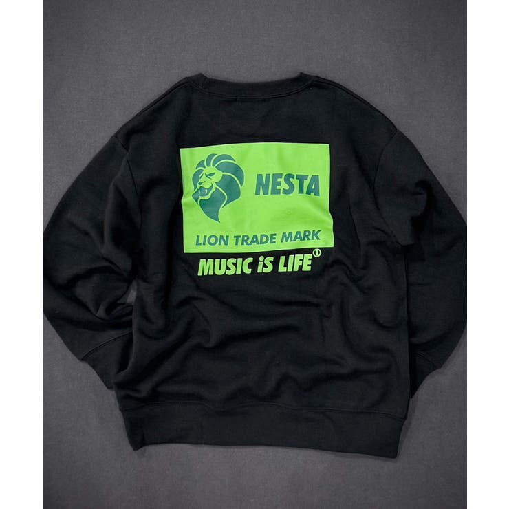 8-8ブラック/B | NESTA 裏起毛トレーナー キッズ | NEXT WALL