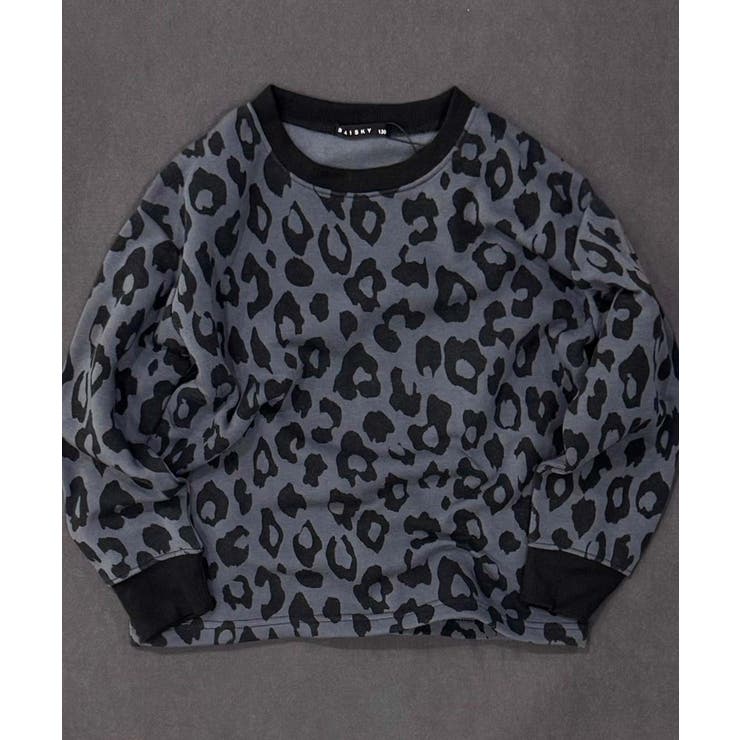 6-1グレー | 裏起毛 総柄BIGトレーナー キッズ | NEXT WALL