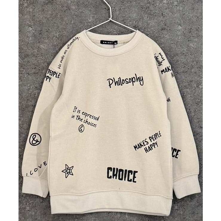 6-1G/ベージュ/A | 裏起毛トレーナー キッズ 子供服 | NEXT WALL