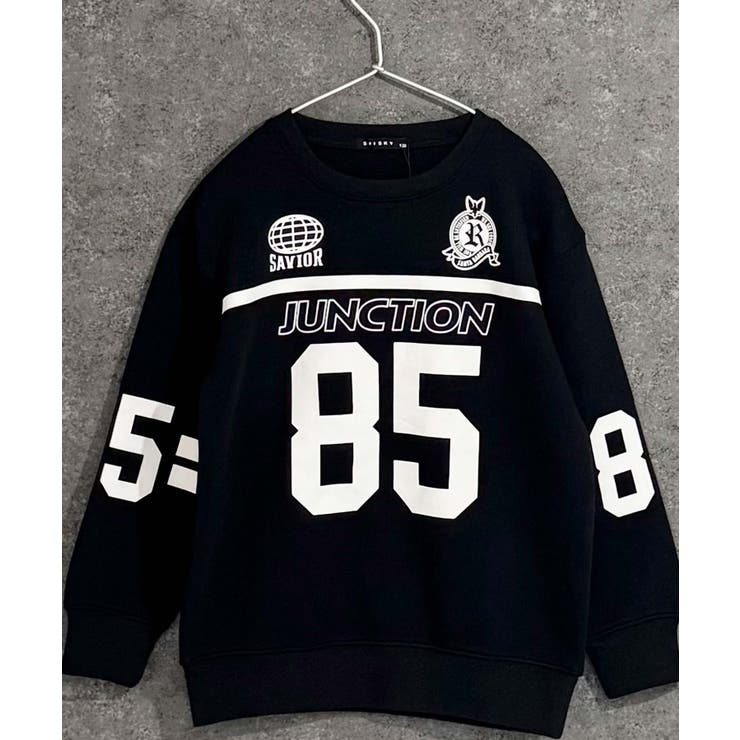 6-6ブラック/B | 裏起毛トレーナー キッズ 子供服 | NEXT WALL