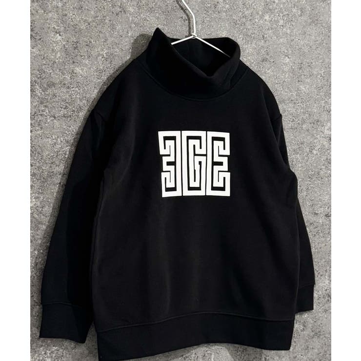 6-6ブラック/B | ハイネック 裏起毛トレーナー キッズ | NEXT WALL