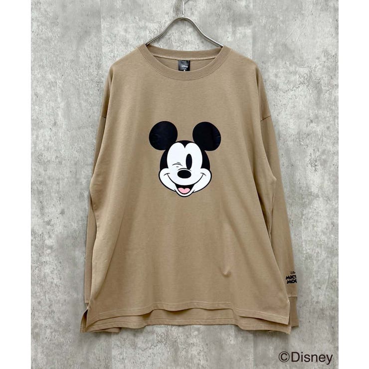 16-10ベージュ/C | MICKEY MOUSE ミッキーBIGロンT | NEXT WALL