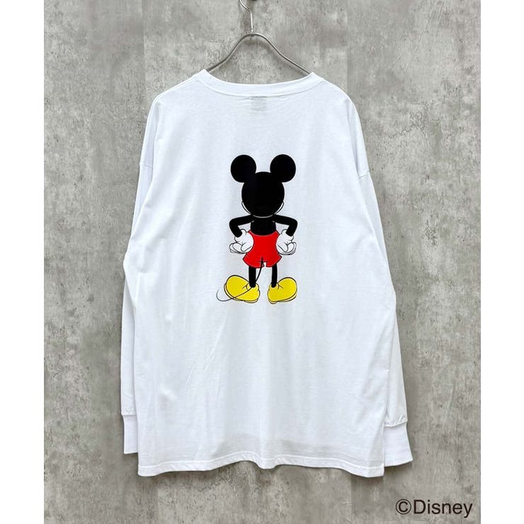 16-13オフホワイト/D | MICKEY MOUSE ミッキーBIGロンT | NEXT WALL