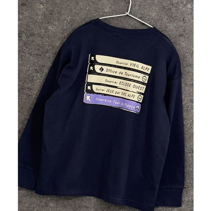 16-14ネイビー/D | プリントBIGロンT キッズ 子供服 | NEXT WALL