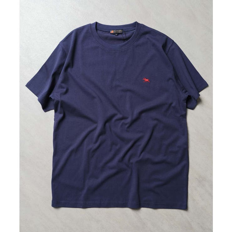 8-6ネイビー | 胸刺繍Tシャツ メンズ ユニセックス | NEXT WALL