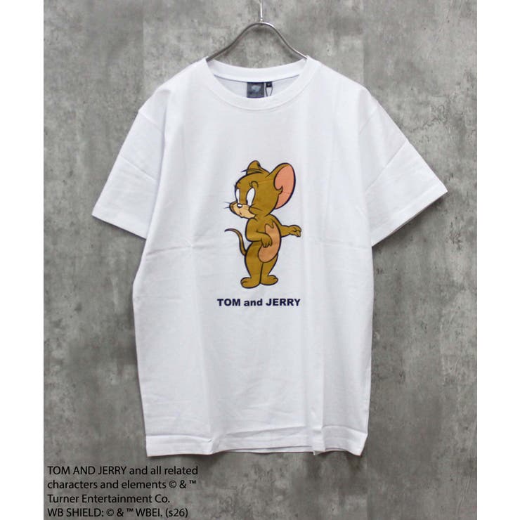 8-1オフホワイト/A | TOM&JERRY プリントTシャツ メンズ | NEXT WALL