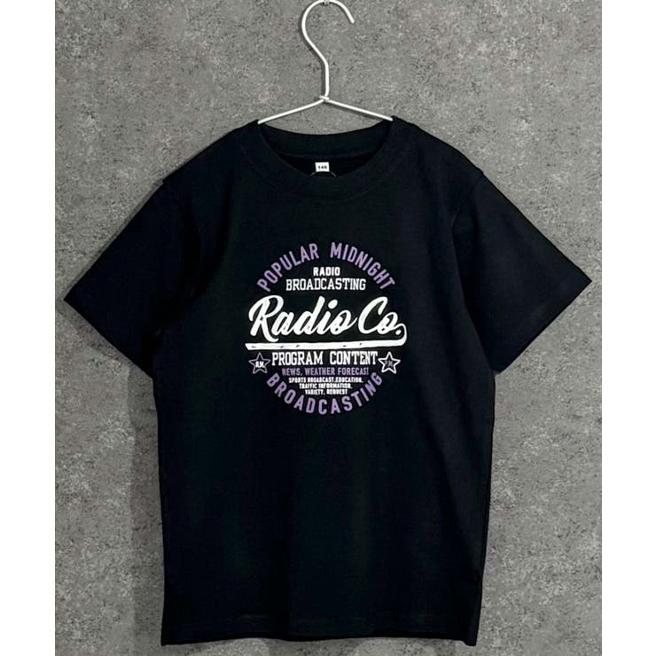 6-5ブラック | アメカジプリント半袖Tシャツ キッズ 子供服 | NEXT WALL