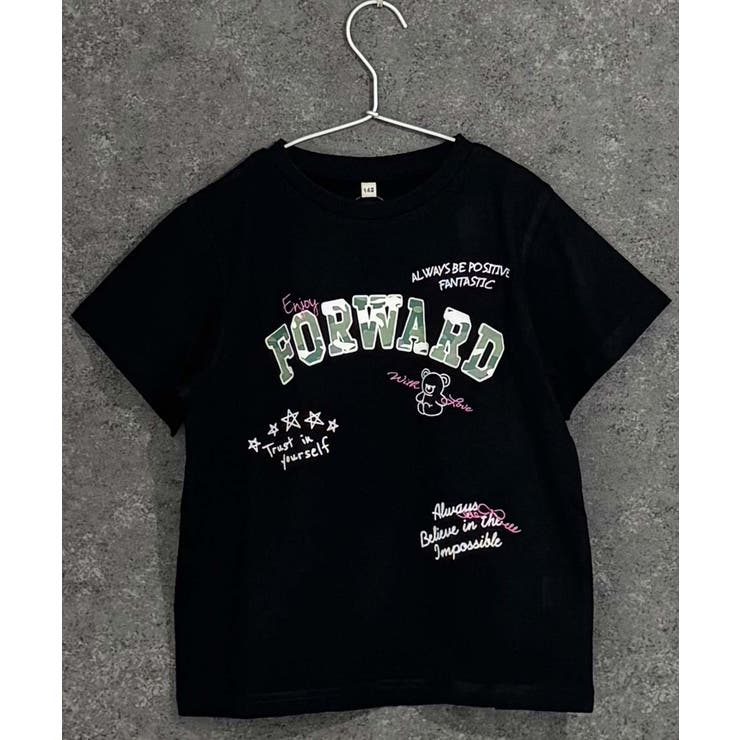 6-3ブラック | プリント半袖Tシャツ キッズ 子供服 | NEXT WALL