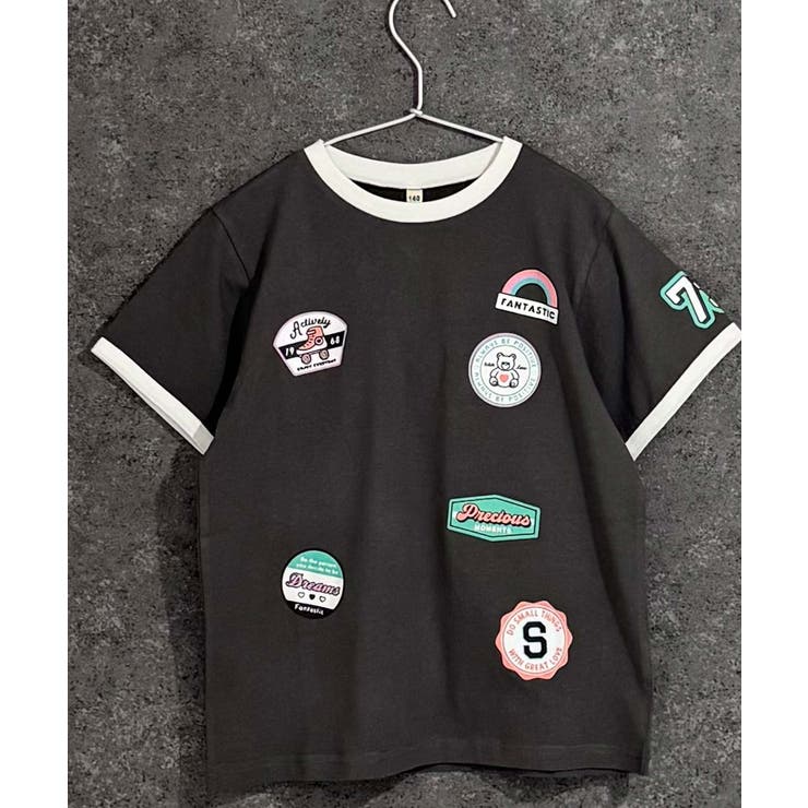 6-1チャコール | プリント半袖Tシャツ キッズ 子供服 | NEXT WALL