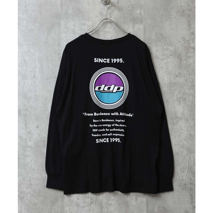 16-4ブラック/A | DDP プリント長袖Tシャツ メンズ | NEXT WALL