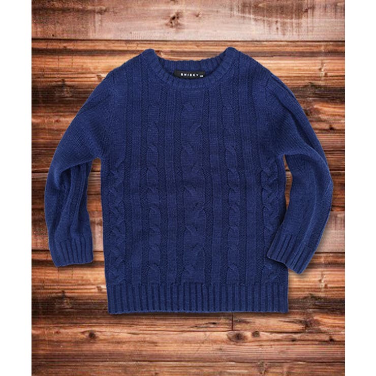 16-3ネイビー | キッズ ニット セーター | NEXT WALL