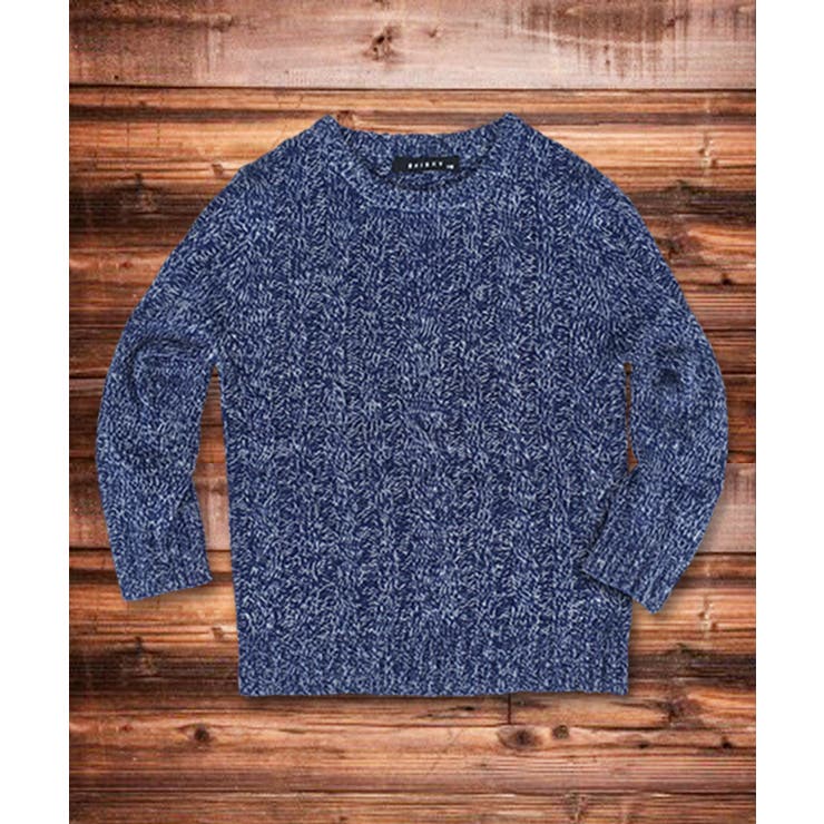 16-7ネイビーミックス | キッズ ニット セーター | NEXT WALL