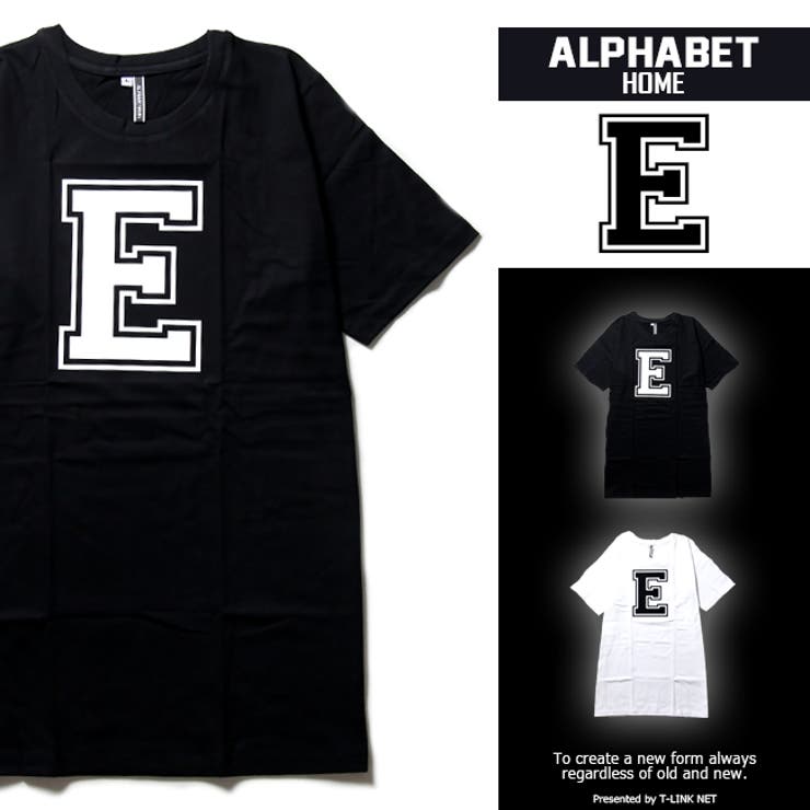 英文字 Tシャツ アルファベット[品番：TLKM0000005]｜T-LINK