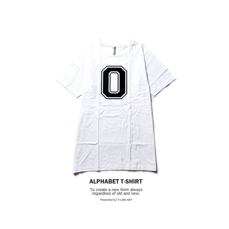 メンズ Tシャツ アルファベット 英字プリント レタリング a1238 英文字 Tシャツ アルファベット[品番：TLKM0000026]｜T-LINK