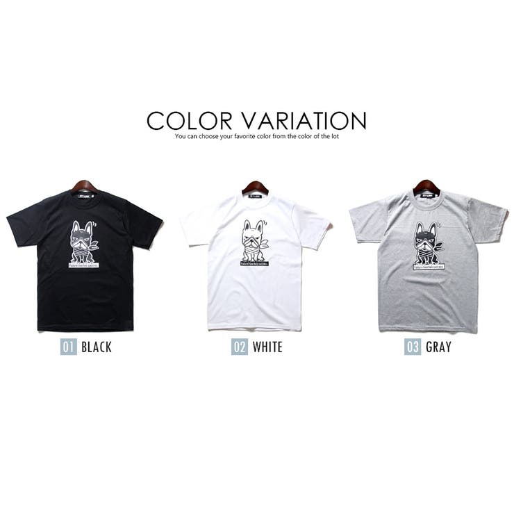 RATTIE フレンチブルドック Tシャツ アニマル Tシャツ 半袖 パロディTシャツ わんこ メンズ レディース ドッグTシャツ 大きいサイズ ゆるキャラ 愛犬 パロディ Tシャツ おもしろ キャラクター デザイン Tシャツ ブラック 黒 ホワイト 白 グレー M-2XL 春 DSS