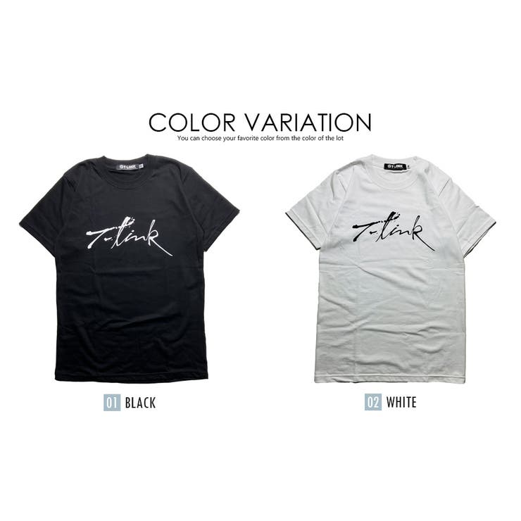 筆士 コラボ オリジナル ロゴTシャツ 一筆書き T-LINK デザインTシャツ メンズ レディース ユニセックス ストリート系 半袖 夏 Tシャツ 大きいサイズ グラフィックＴシャツ
