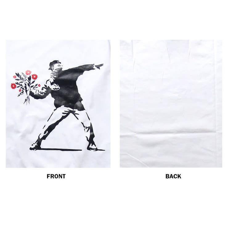 パロディTシャツ ギャグ ネタ シャレ Flower Thrower Tシャツ ストリート グラフィックTシャツ デザインTシャツ 半袖 夏 白 黒