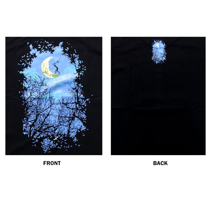 ★メール便送料無料★デザインTシャツ月の建築士満月から三日月に2カラー【白黒デザインTシャツパロディTシャツメンズTシャツ半袖レディーストップス夏おもしろTシャツ笑えるTシャツ個性的ロックTバンドT】tec05410P03Dec16